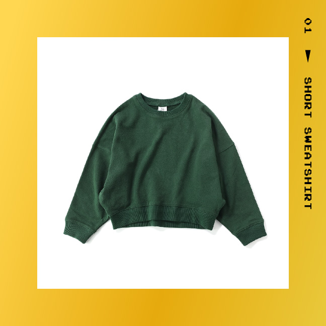 SHORT SWEATSHIRT