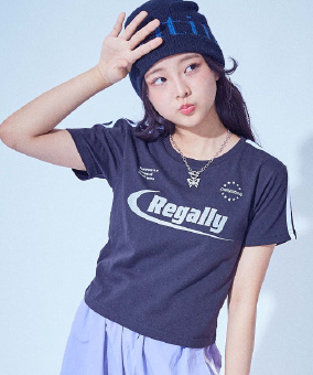 【chum】えらべる プリントアソート クロップド丈 半袖Tシャツ